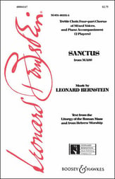 Sanctus SATB choral sheet music cover